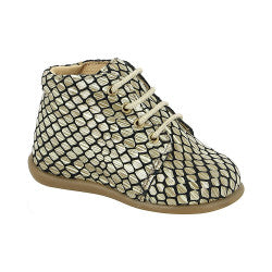 A beautiful first walk shoe from one of our favorite brands, Babybotte of France