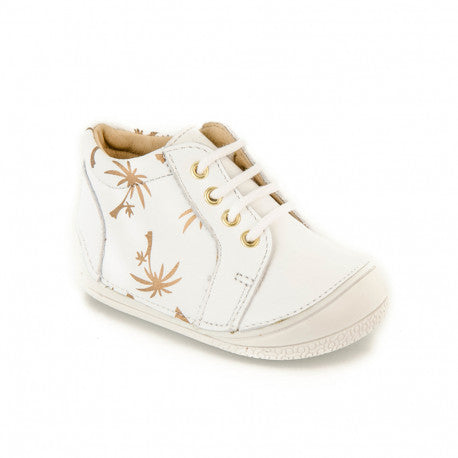 A bit of Florida palms on your baby's shoes
